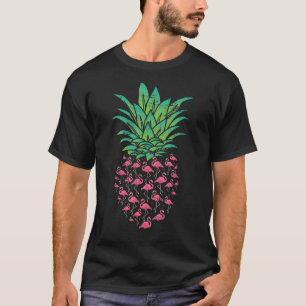 Exotische Ananas Tropischer Tiervogel Rosa F T-Shirt