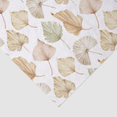 Exotische Aquarellpalme-Blätter Seidenpapier (Detail)