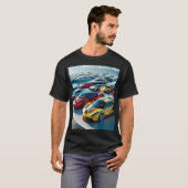 Exotische Autos und Boote T-Shirt (Vorne ganz)