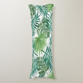 Exotische Blätter aus Palmen Seitenschläferkissen (Vorderseite Vertikal)