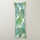 Exotische Blätter aus Palmen Seitenschläferkissen (Rückseite (Vertikal))