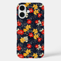 Exotische Blume Blumenmuster