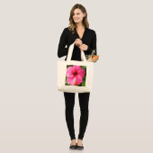 EXOTISCHE BLUME JUMBO STOFFBEUTEL (Vorderseite (Model))