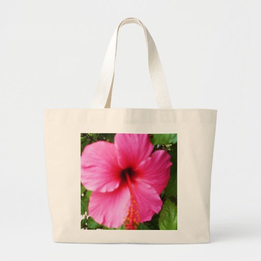 EXOTISCHE BLUME JUMBO STOFFBEUTEL (Vorne)