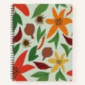 Exotische Blume Notizblock (Vorderseite)