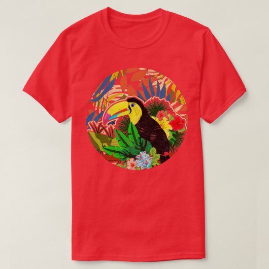 Exotische Blume Ornithologe Bird Watcher Exotic B T-Shirt (Design vorne)