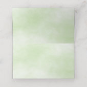 Exotische Blume Platzkarte (Innenseite Aufgefaltet)