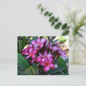 Exotische Blume, Postkarte (Stehend Vorderseite)