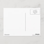 Exotische Blume, Postkarte (Rückseite)