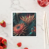 Exotische Blume. Serviette (Beispiel)