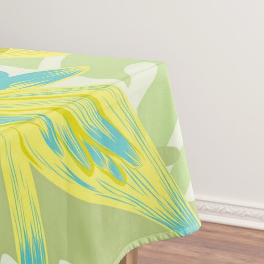 Exotische Blume Tischdecke