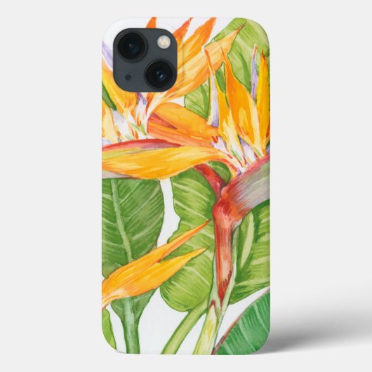 Exotische Blume Wasserfarbe Case-Mate iPhone Hülle (Rückseite)