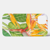 Exotische Blume Wasserfarbe Case-Mate iPhone Hülle (Rückseite (Horizontal))