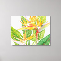 Exotische Blume Wasserfarbe