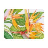 Exotische Blume Wasserfarbe Magnet (Horizontal)