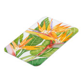 Exotische Blume Wasserfarbe Magnet (Linke Seite)