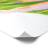 Exotische Blume Wasserfarbe Poster (Ecke)