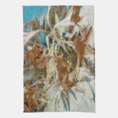Exotische Blumen Geschirrtuch (Vertikal)