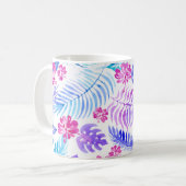 Exotische Blumen Kaffeetasse (Vorderseite Links)
