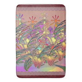 Exotische Blumengarten Badematte