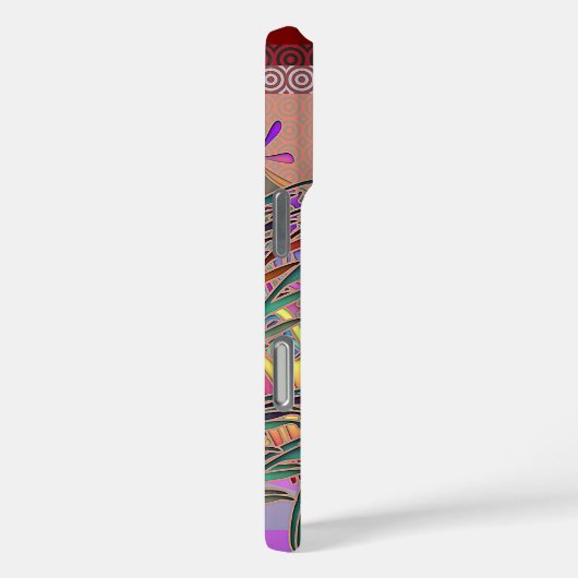 Exotische Blumengarten Case-Mate iPhone Hülle (Rückseite / Rechts)