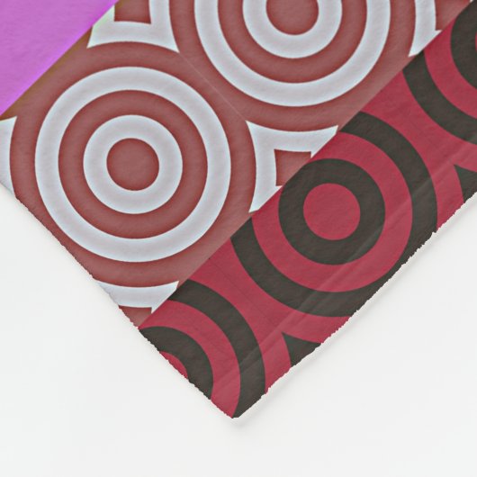 Exotische Blumengarten Fleecedecke (Ecke)