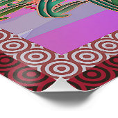 Exotische Blumengarten Poster (Ecke)