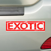 Exotische Briefmarke Autoaufkleber (Auf Auto)