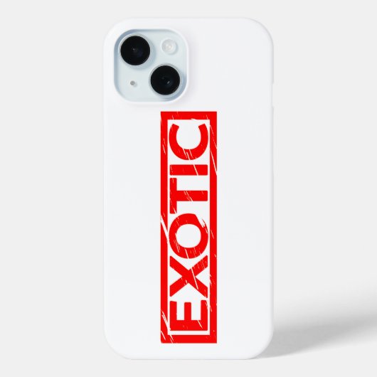 Exotische Briefmarke Case-Mate iPhone Hülle (Rückseite)