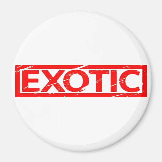 Exotische Briefmarke Magnet (Vorne)