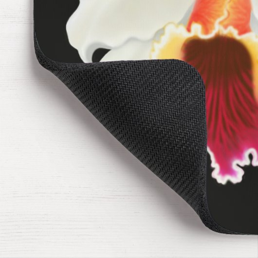 Exotische Cattleya Orchideen-Blume Mousepad (Ecke)