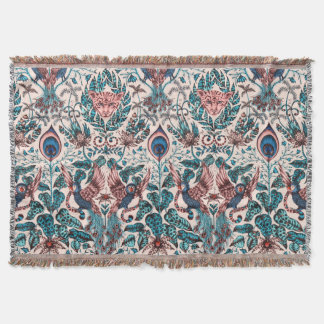 Exotische Chinoiserie  Dschungeltiergewebe Decke