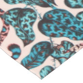 Exotische Chinoiserie Dschungeltiergewebe Tischdecke (Schrägansicht)