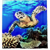 Exotische Duschvorhang (Vorderseite)