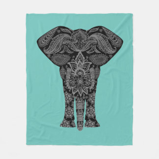 Exotische Elefant-Decke Fleecedecke