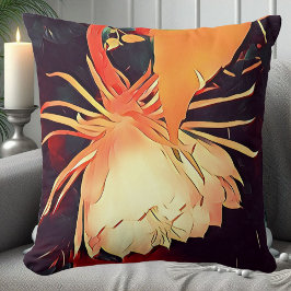 Exotische Farbe Bramha Lotus Floral Kissen