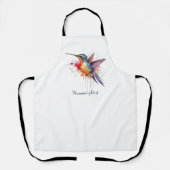 Exotische, farbenfrohe Kolibri individuell anpassb Schürze (Vorderseite)