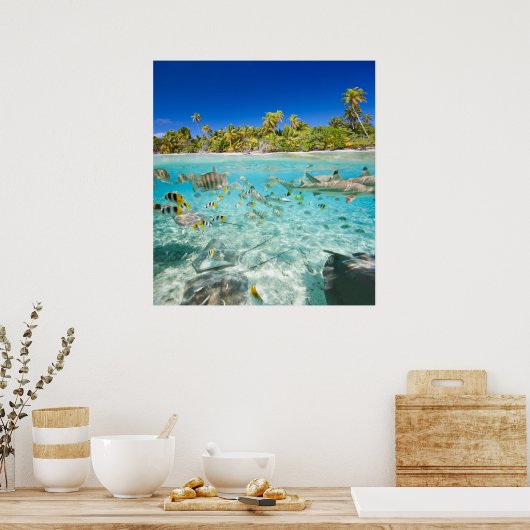 Exotische Ferien Poster (Küche)