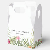 Exotische Fernen und Blume Geschenkschachtel (Geöffnet)