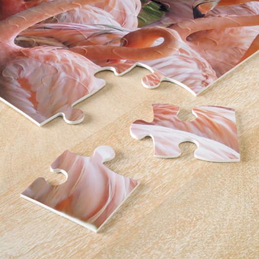 Exotische Flamingos Puzzle (Seite)