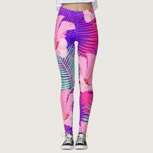 Exotische Flamingos: Tropisch rosa Vintag. Leggings