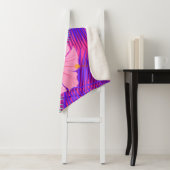 Exotische Flamingos: Tropisch rosa Vintag. Sherpadecke (Beispiel)