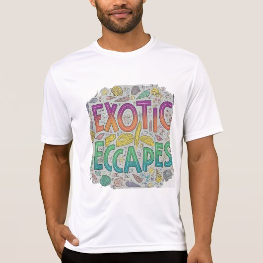 Exotische Fluchten T-Shirt (Vorderseite)