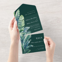 Exotische Foliage-Hochzeiten von Wild- und Tropenb