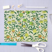 Exotische Frucht William Morriss, zitronengelb Seidenpapier (Handwerk)