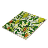 Exotische Frucht William Morriss, zitronengelb u. Fliese (Seite)