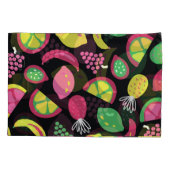 Exotische Früchte: farbenfrohes, nahtloses Muster Kissenbezug (Rückseite)