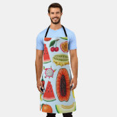 Exotische Früchte: Trendy Print nahtlos. Schürze (Getragen)