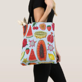 Exotische Früchte: Trendy Print nahtlos. Tasche (Von Nahem)