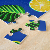 Exotische Früchte und grüne Blätter Puzzle (Seite)